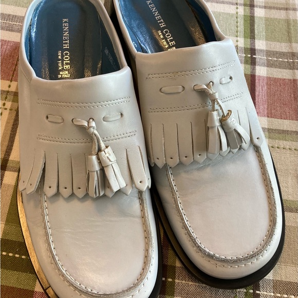 Kenneth Cole Sand Tassle Slip-on Mule Loafers! NWOT, size 8.5! - Picture 1 of 7
